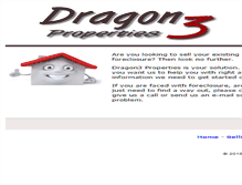 Tablet Screenshot of dragon3properties.com